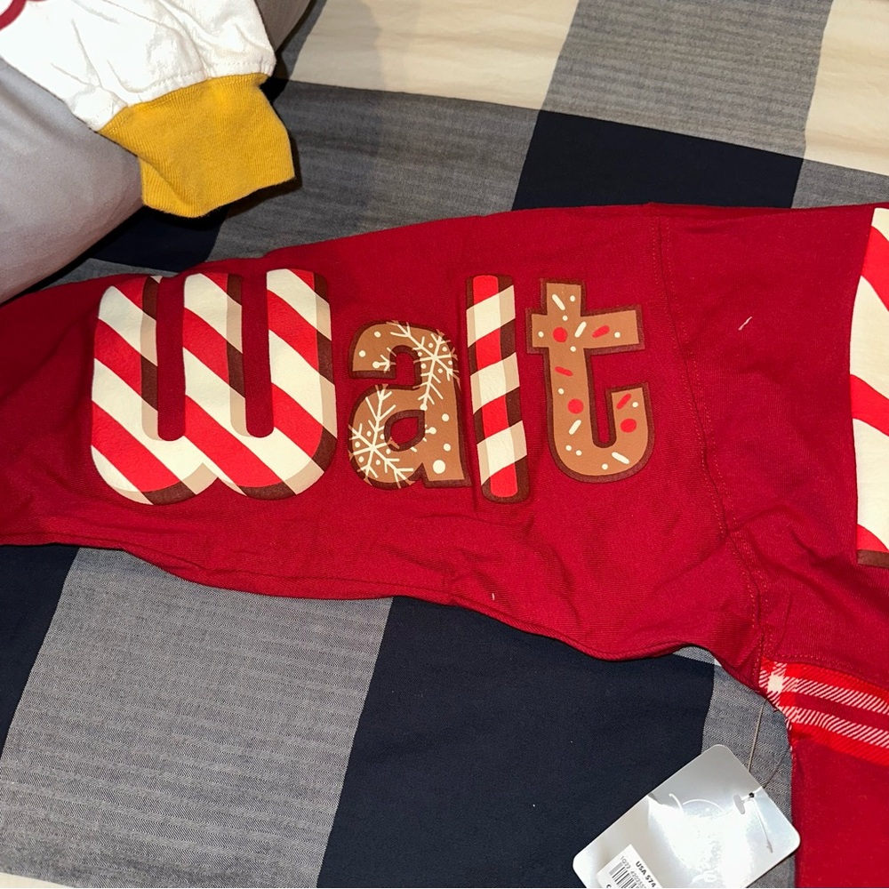 NWT Walt Disney World Plaid Holiday Spirit Jersey - Picture 5 of 8